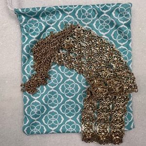 Kendra Scott Ivy fringe bracelet in gold